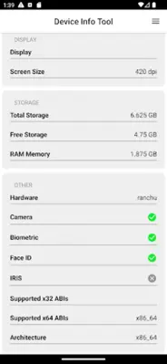 Device Info Tool android App screenshot 10