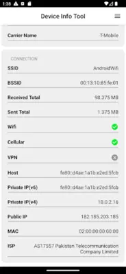 Device Info Tool android App screenshot 12