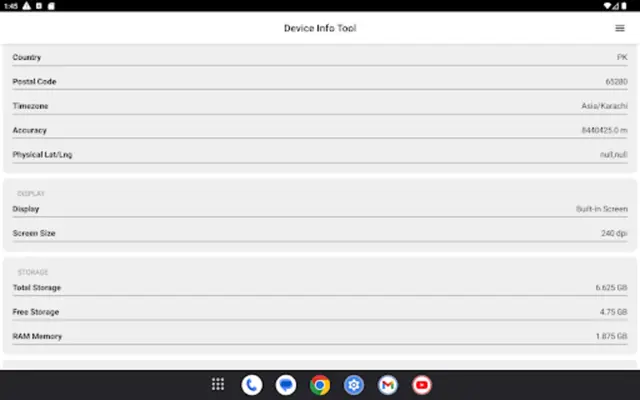 Device Info Tool android App screenshot 3