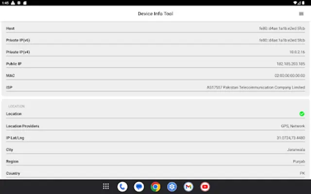 Device Info Tool android App screenshot 4